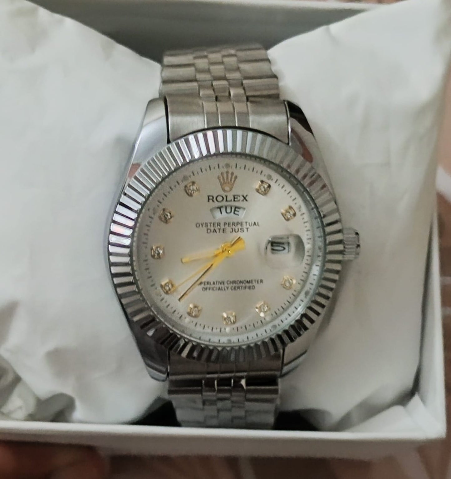 rolex white color